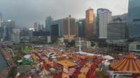 Hong Kong Island, vista del lungomare 